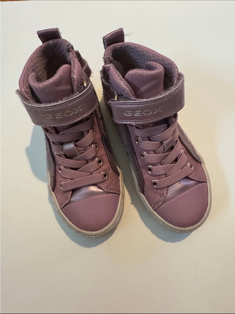 Geox Kids Kalispera High-Top Sneakers, size US 10 toddler